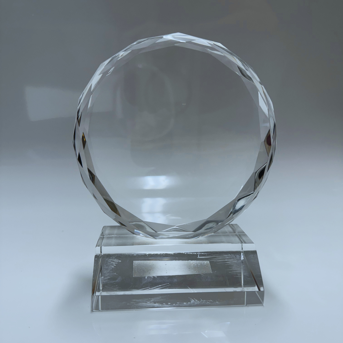 Placa Cristal Circular