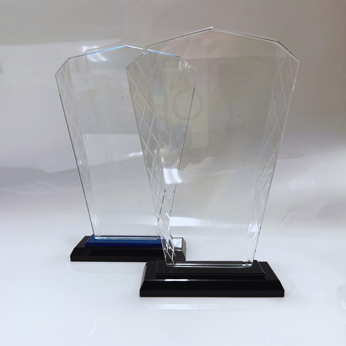 Placa Cristal Base Negra o Azul