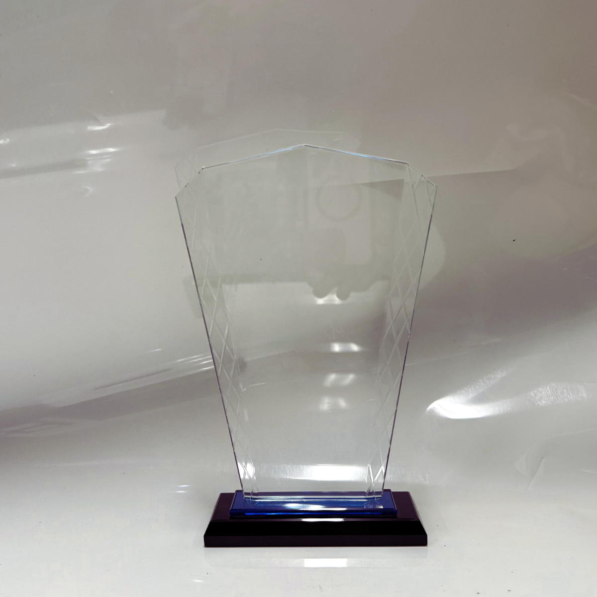 Placa Cristal Base Negra o Azul