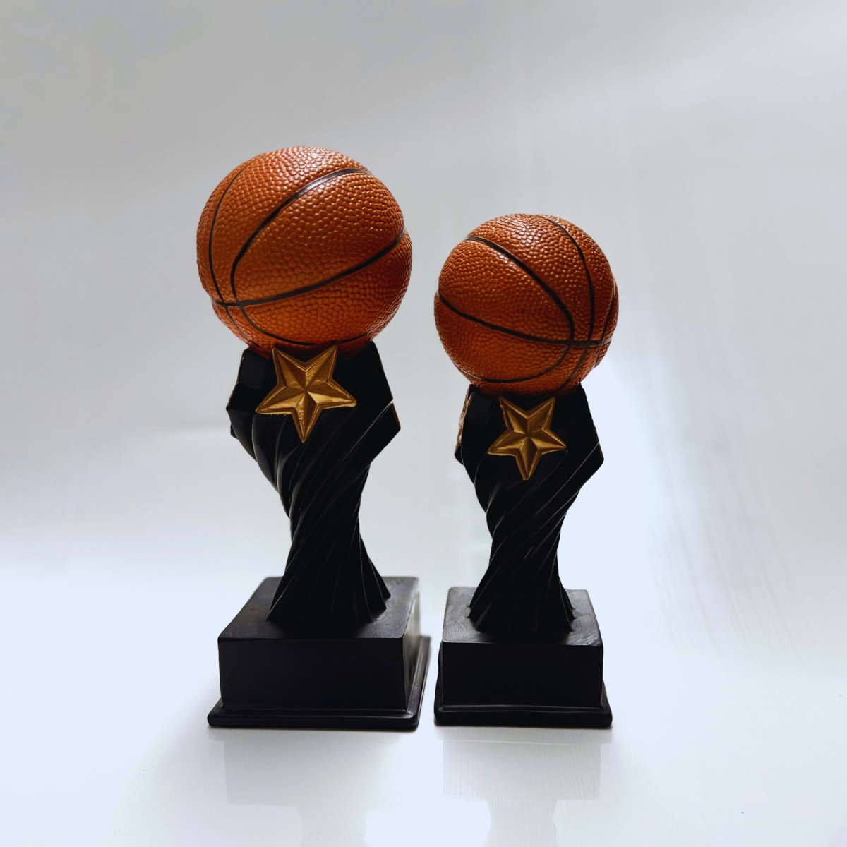 Trofeo Deportes Espiral Negro