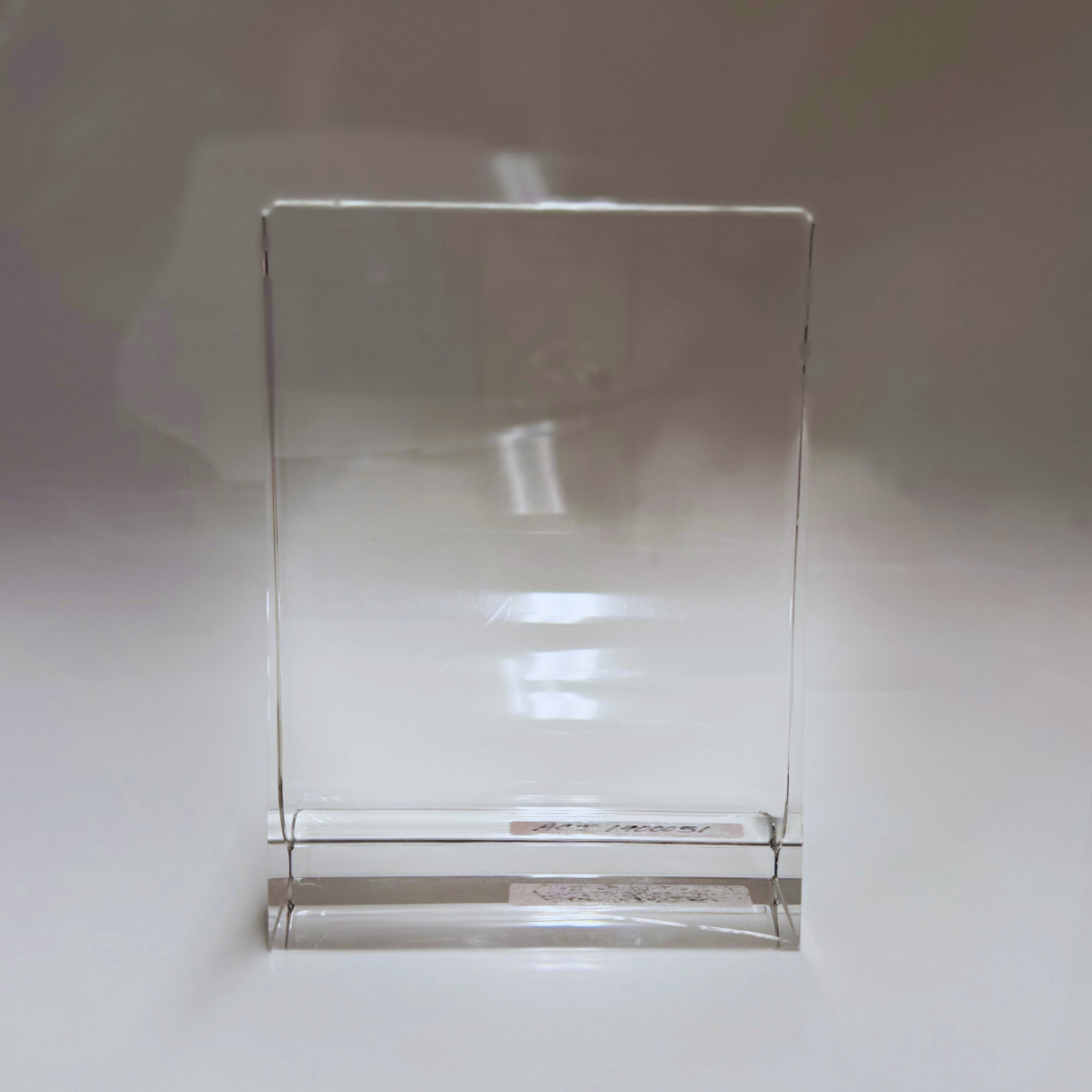 Placa Cristal Rectangular