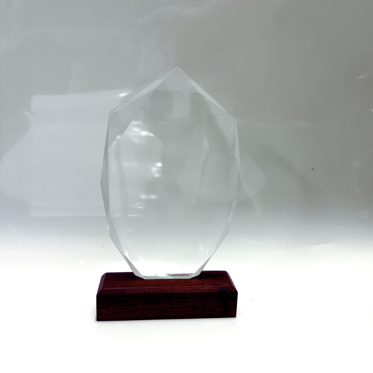 Placa Cristal Ovalada