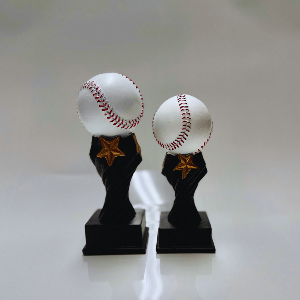 Trofeo Deportes Espiral Negro