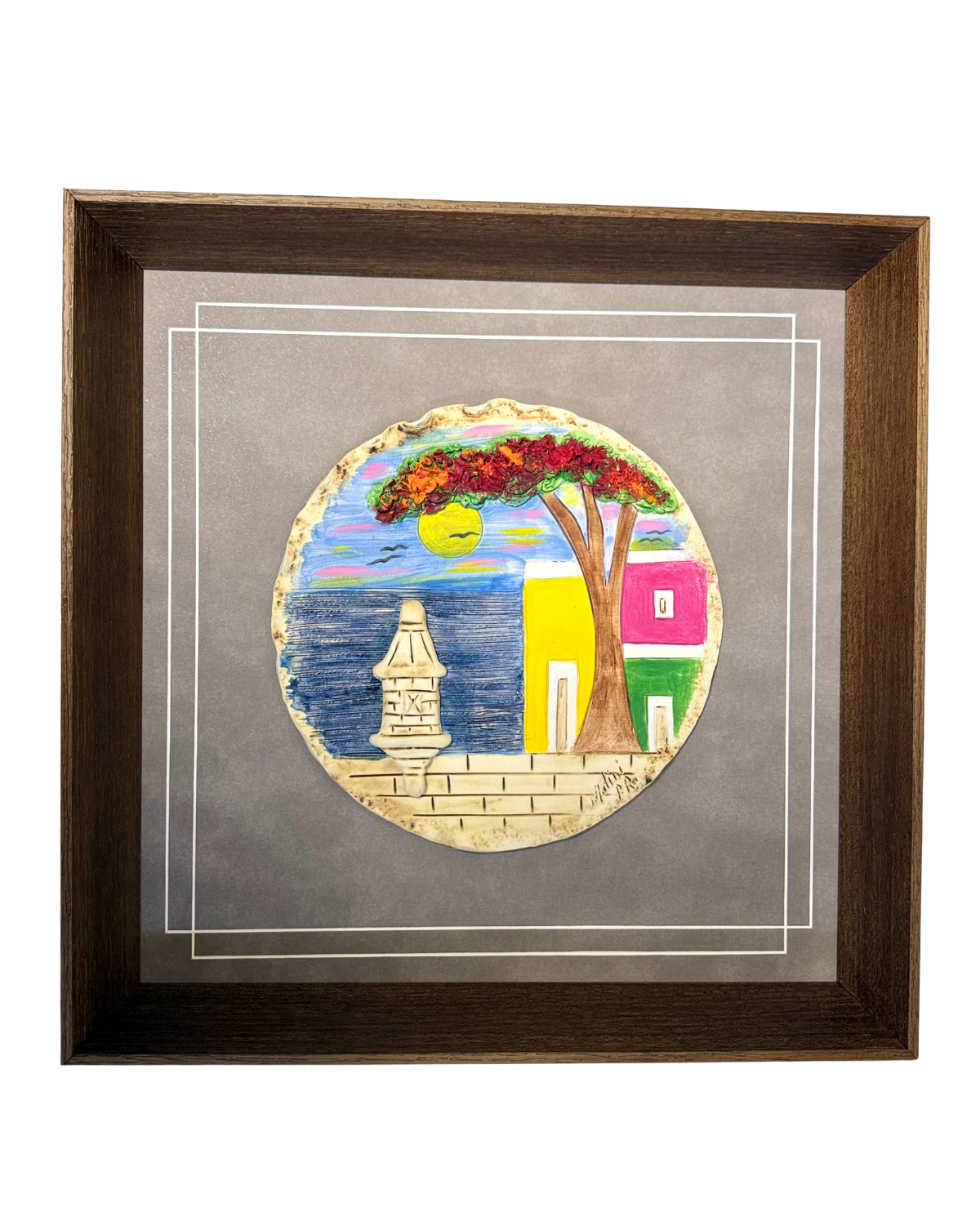 Enmarcado Pieza de Puerto Rico