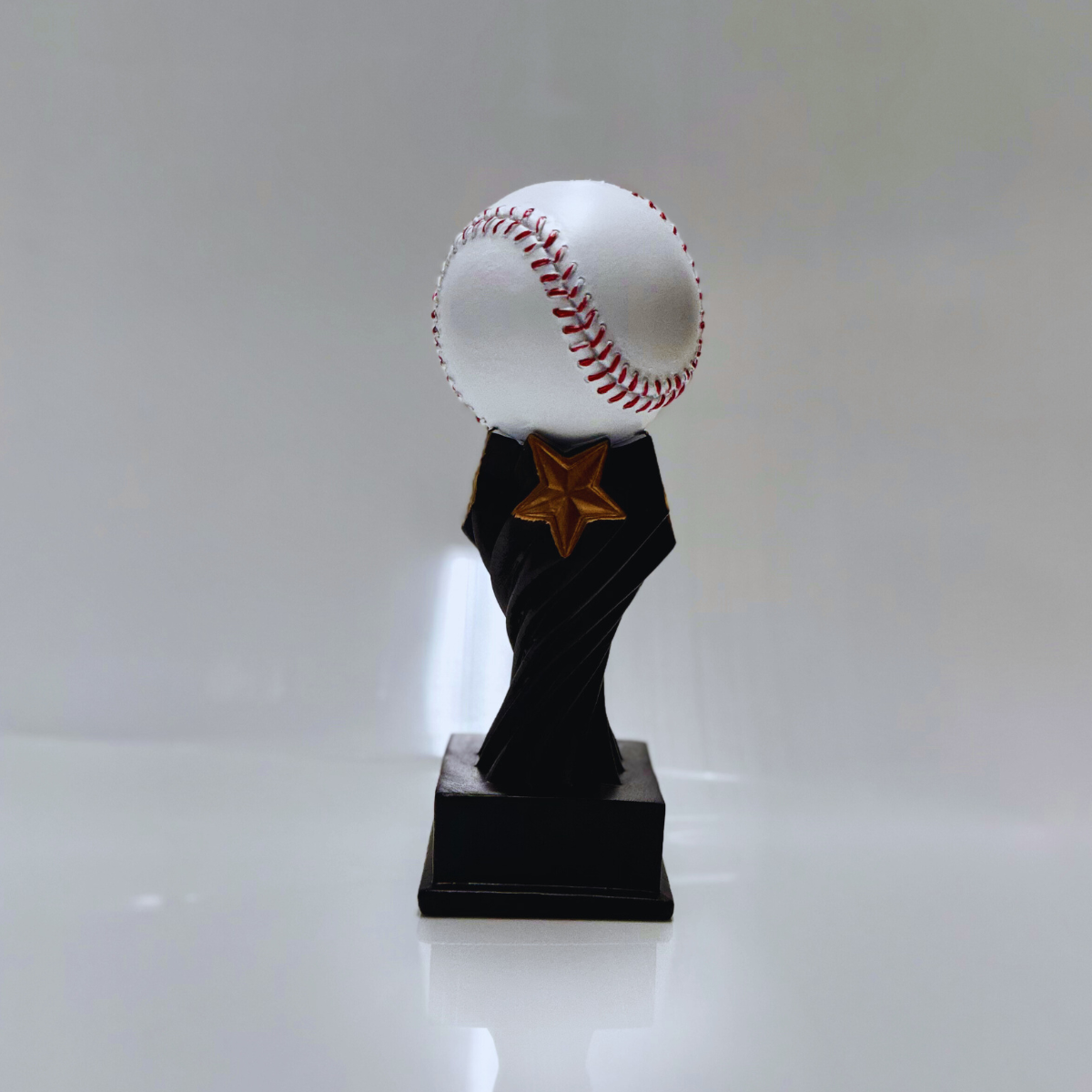 Trofeo Deportes Espiral Negro