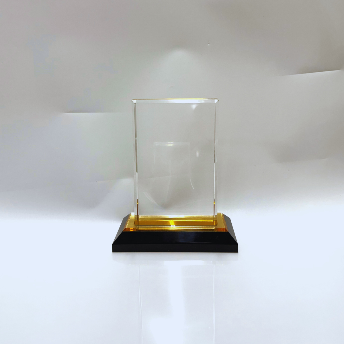 Placa Acrilico dorada