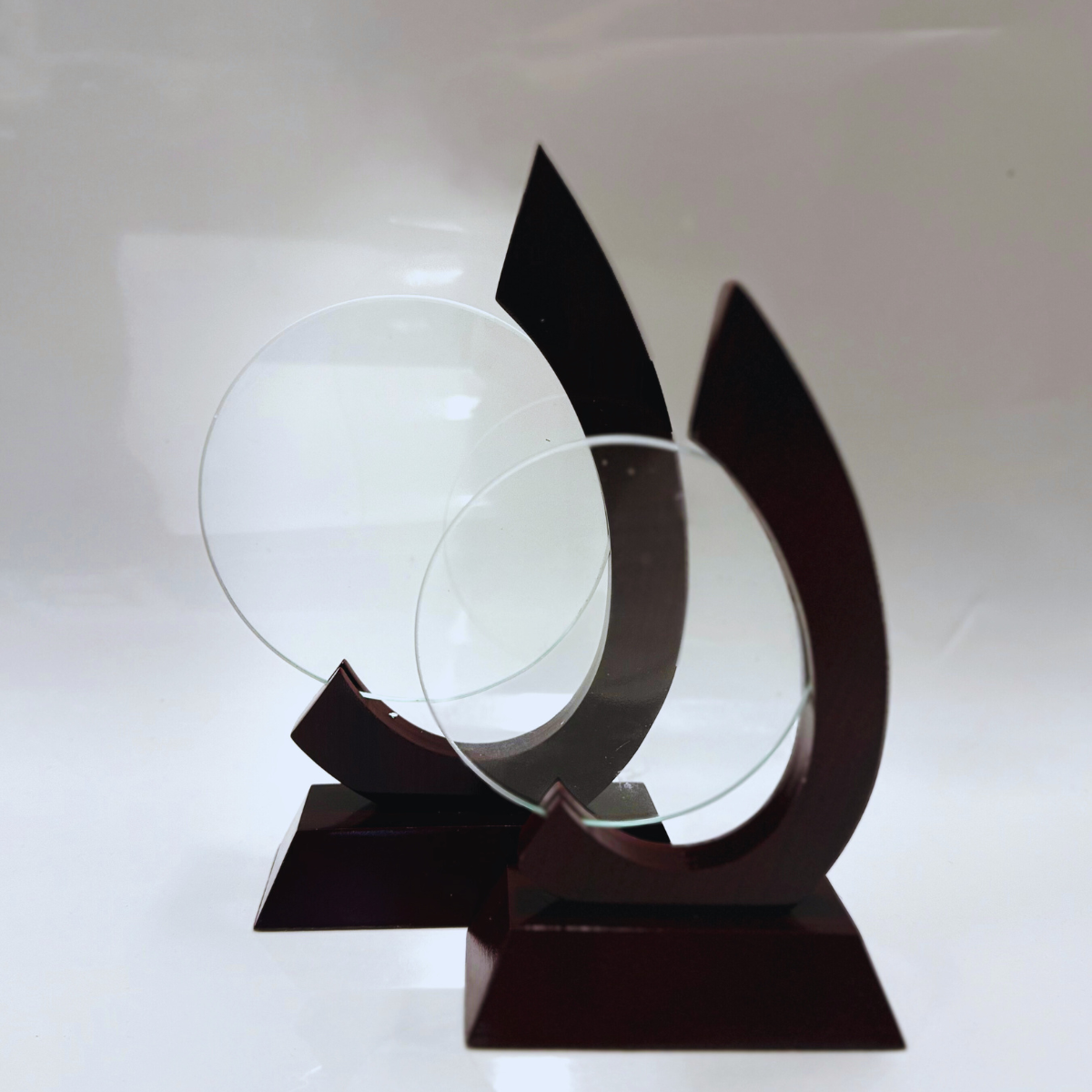 Placa Circular arco Madera