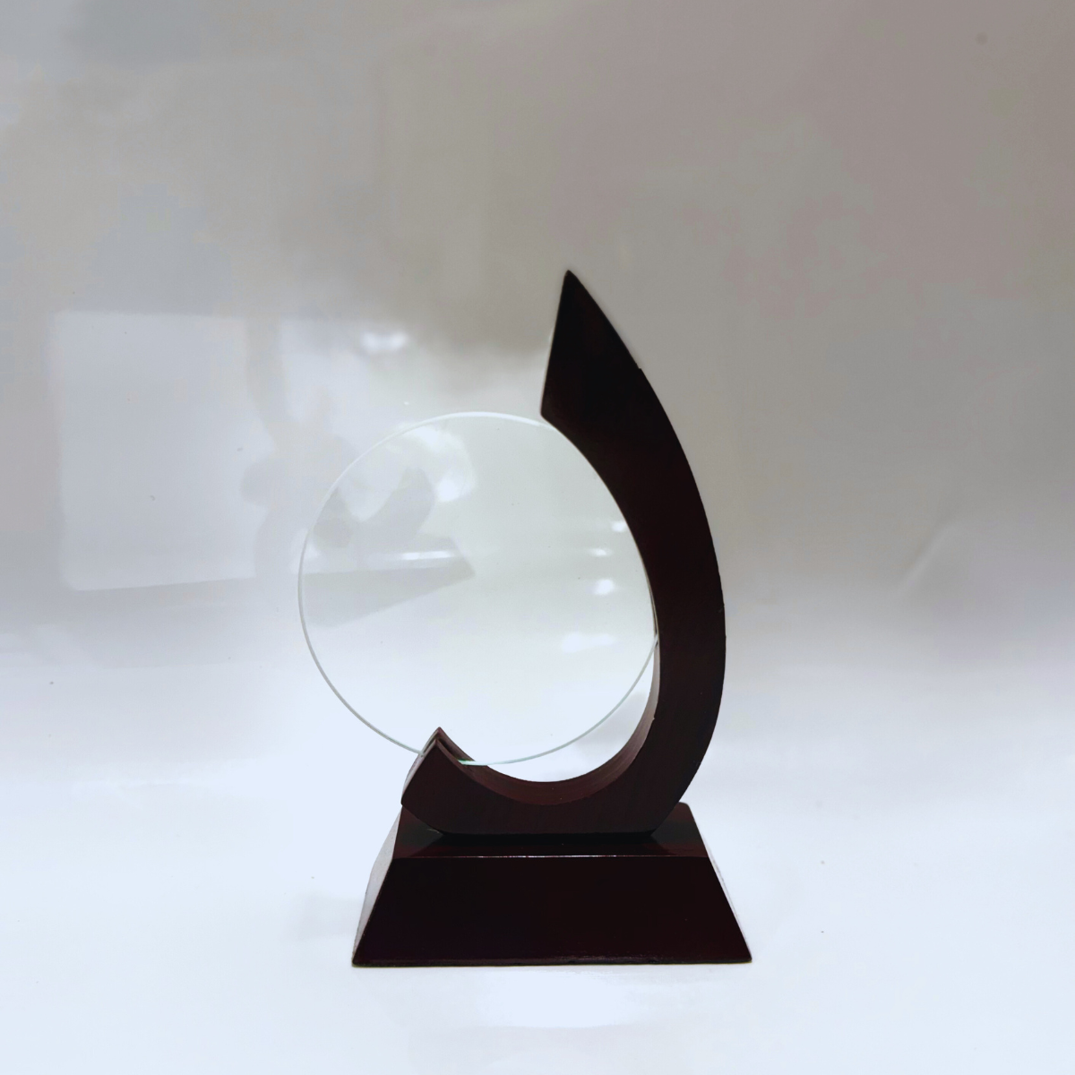 Placa Circular arco Madera