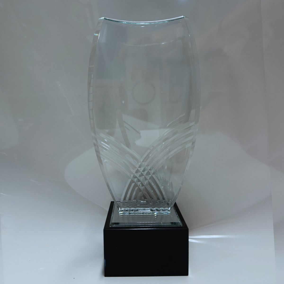 Placa Cristal Base Negra