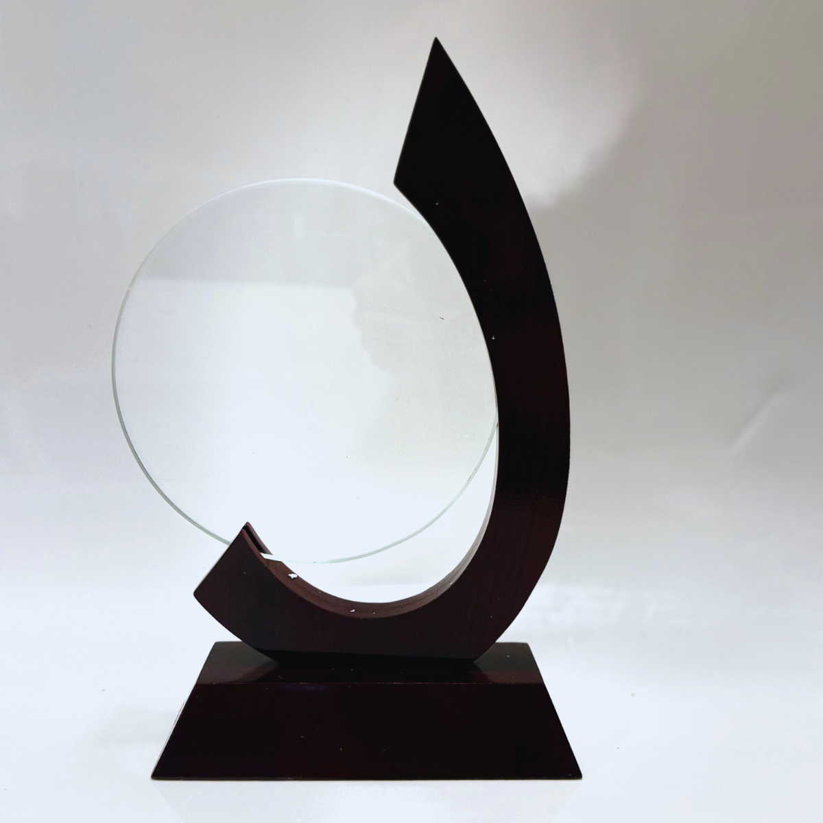 Placa Circular arco Madera