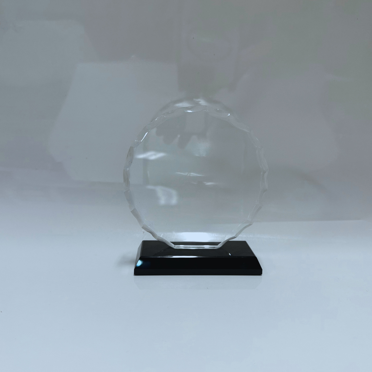 Placa Circular base negra