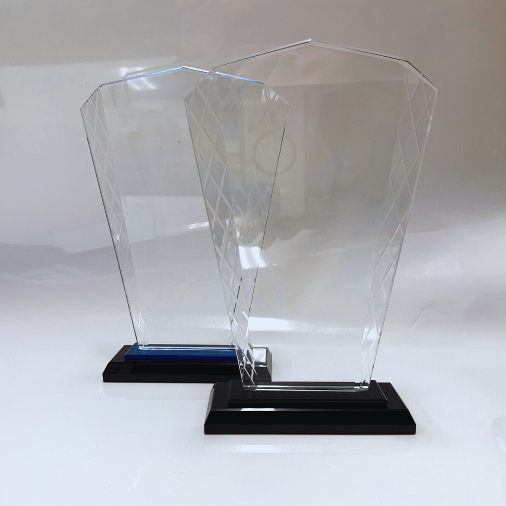 Placa Cristal Base Negra o Azul