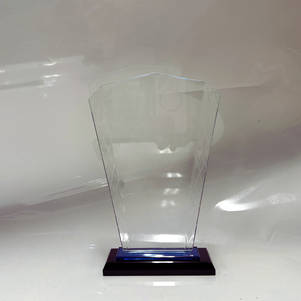 Placa Cristal Base Negra o Azul