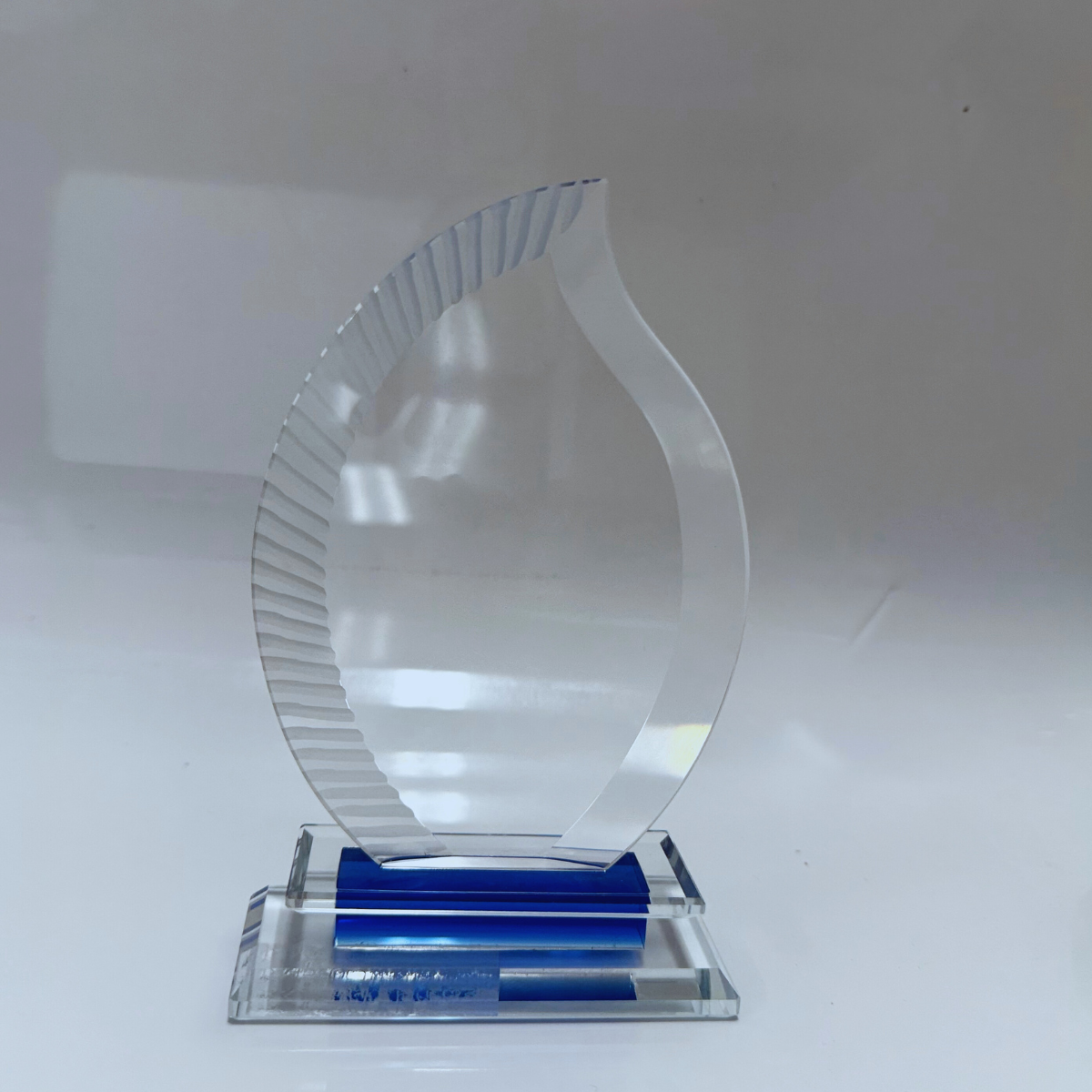 Placa Crista Fuego base Azul