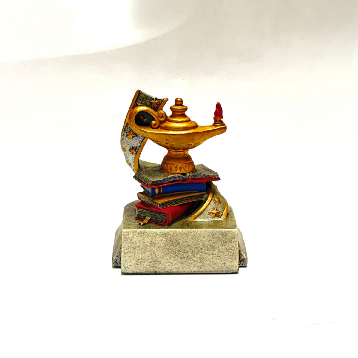 Lampara y libros de la  Sabiduría