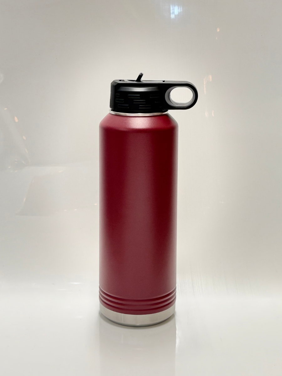 Botella Insulada 40oz grabado plata