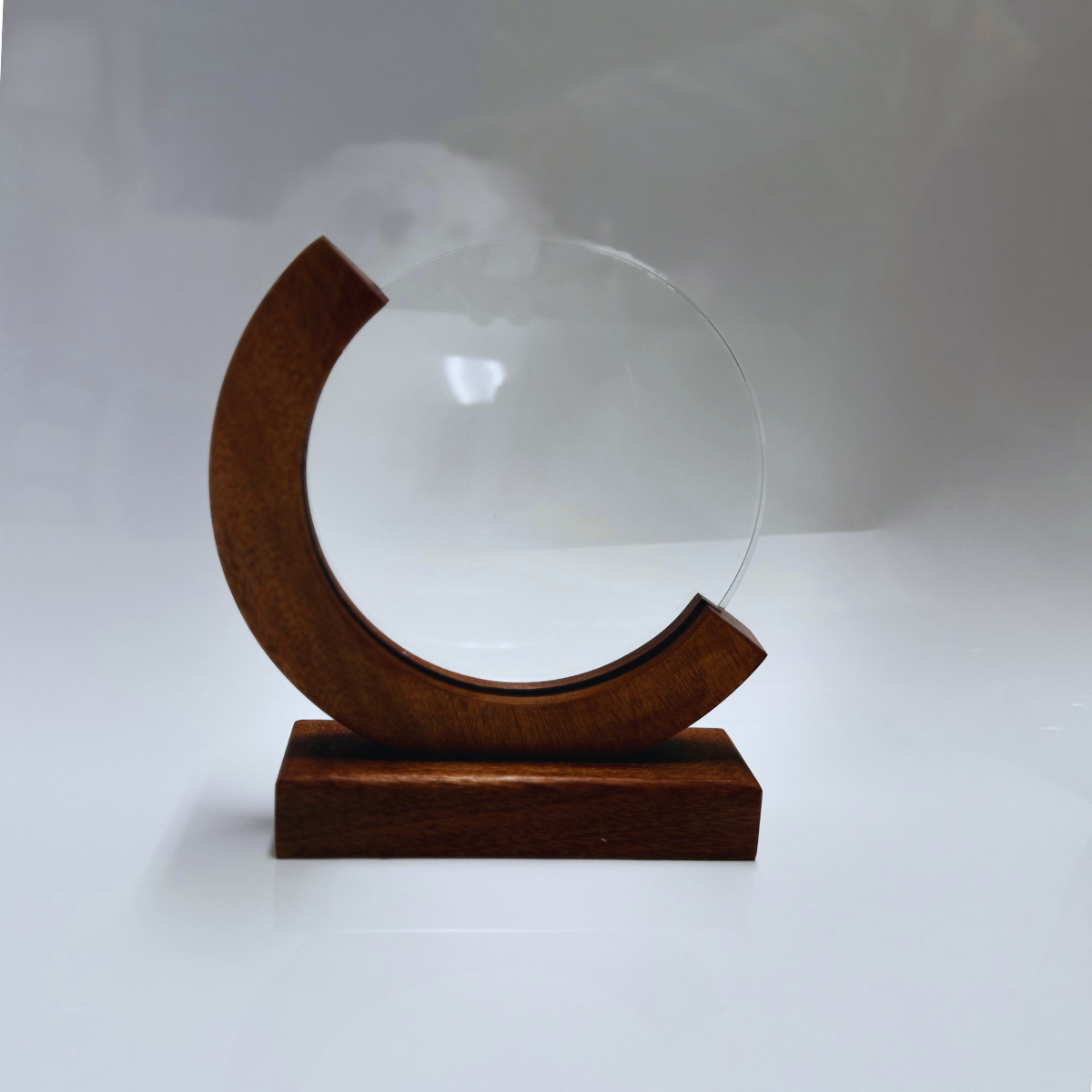 Placa Cristal Redonda