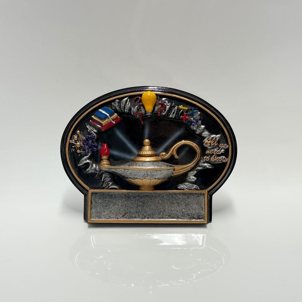 Trofeo Lampara y Libro negra