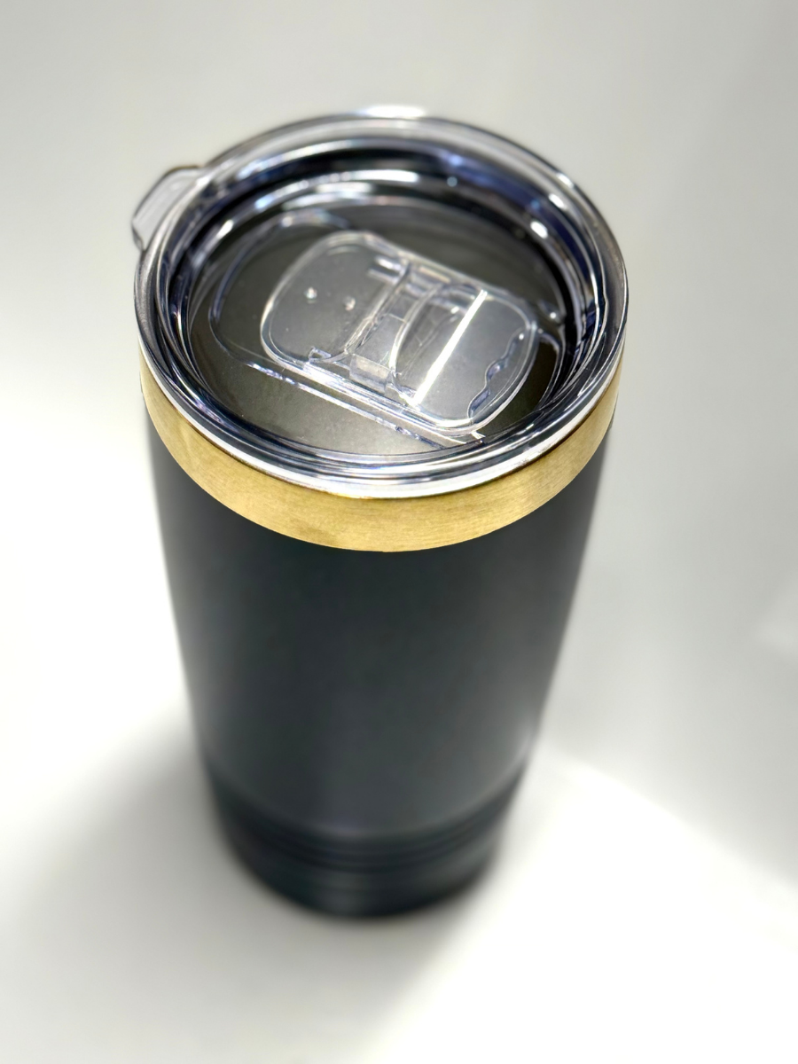 Vaso insulado grabado dorado 20oz