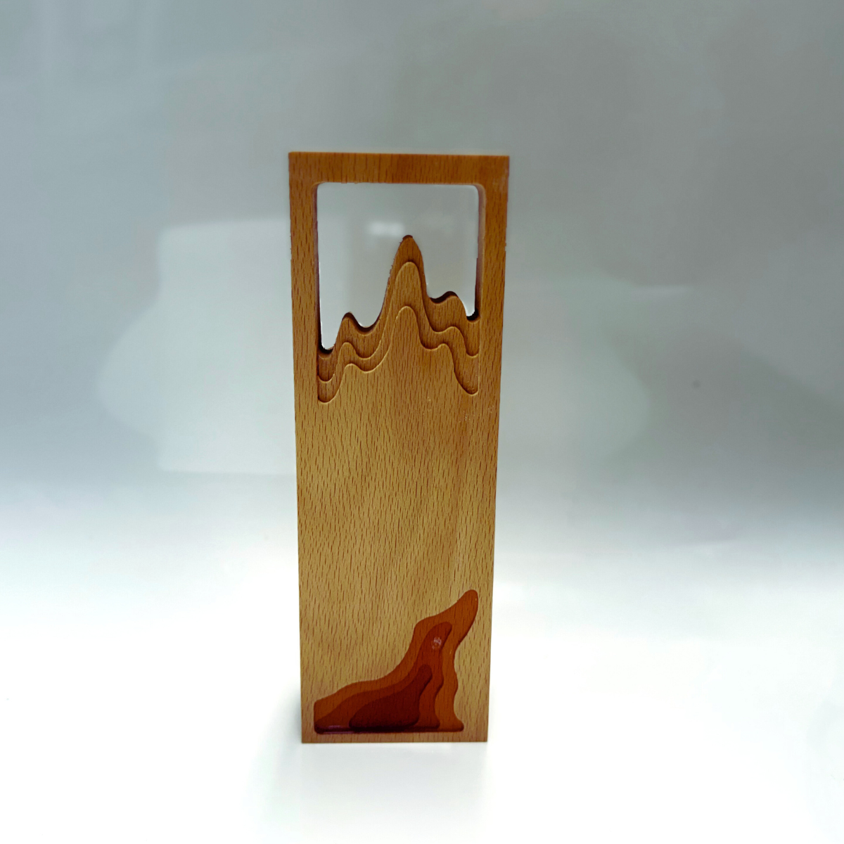 Placa Madera Montaña