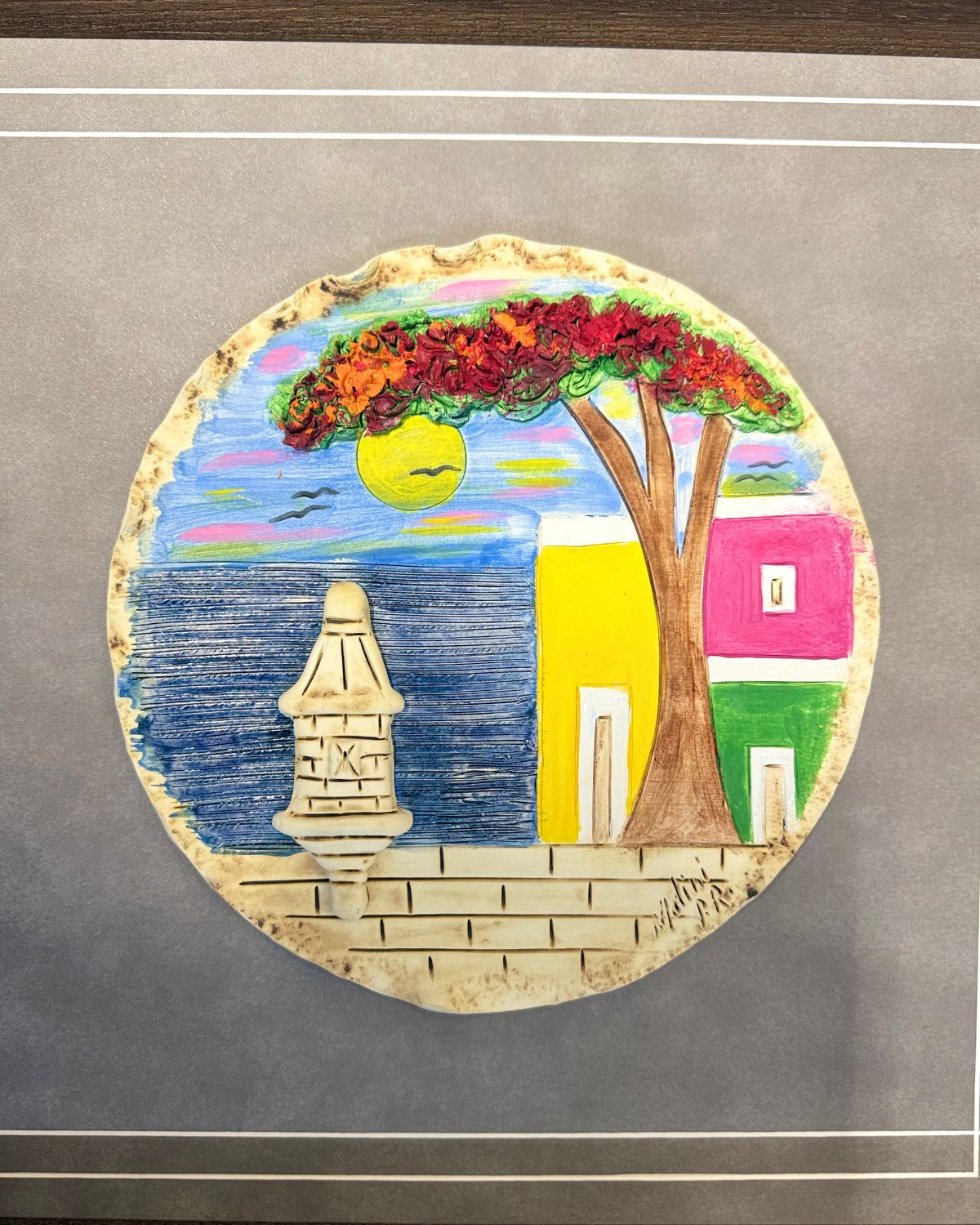 Enmarcado Pieza de Puerto Rico