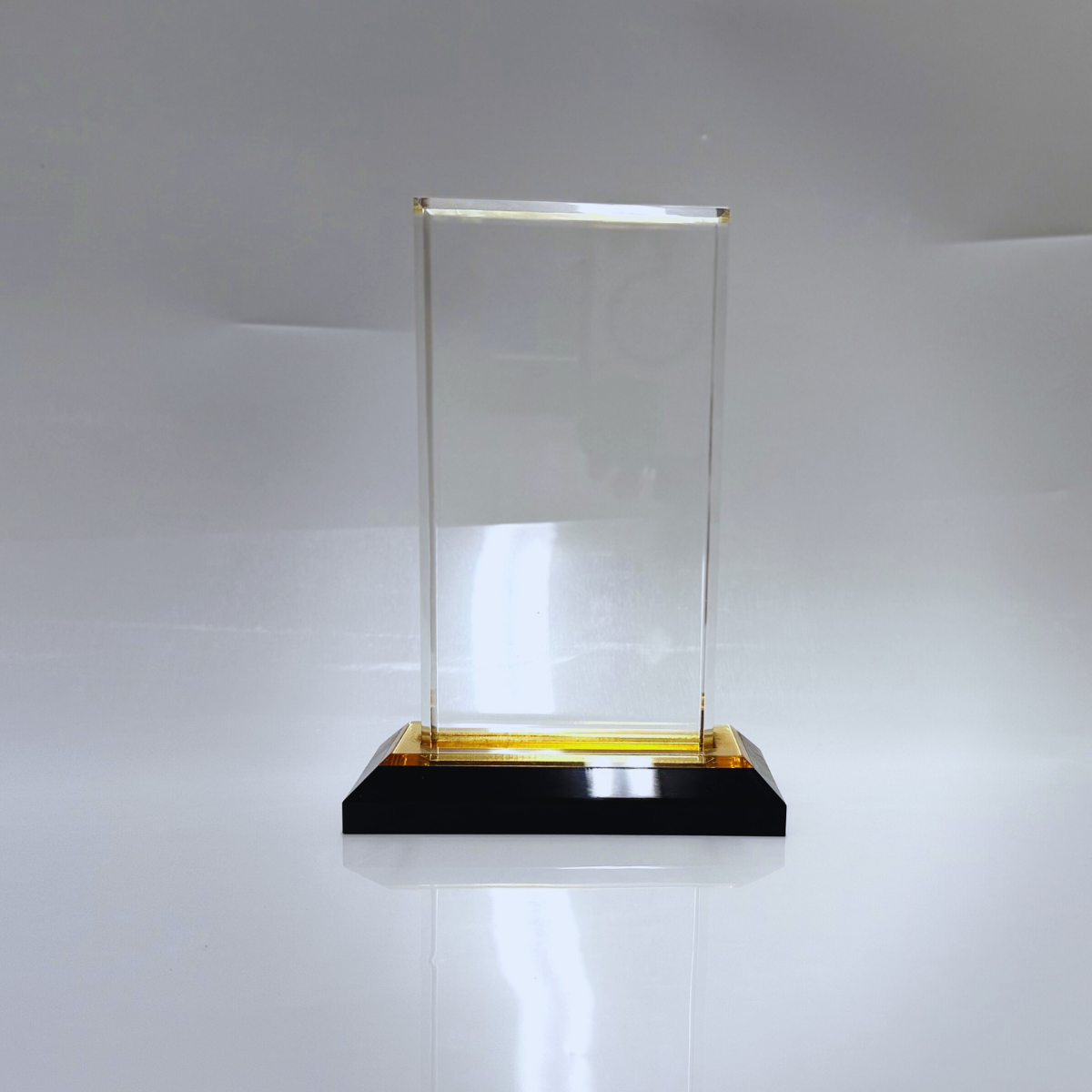 Placa Acrilico dorada