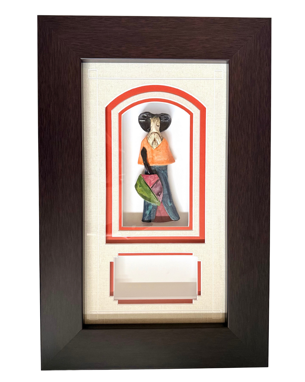 Enmarcado Don Quijote Naranja