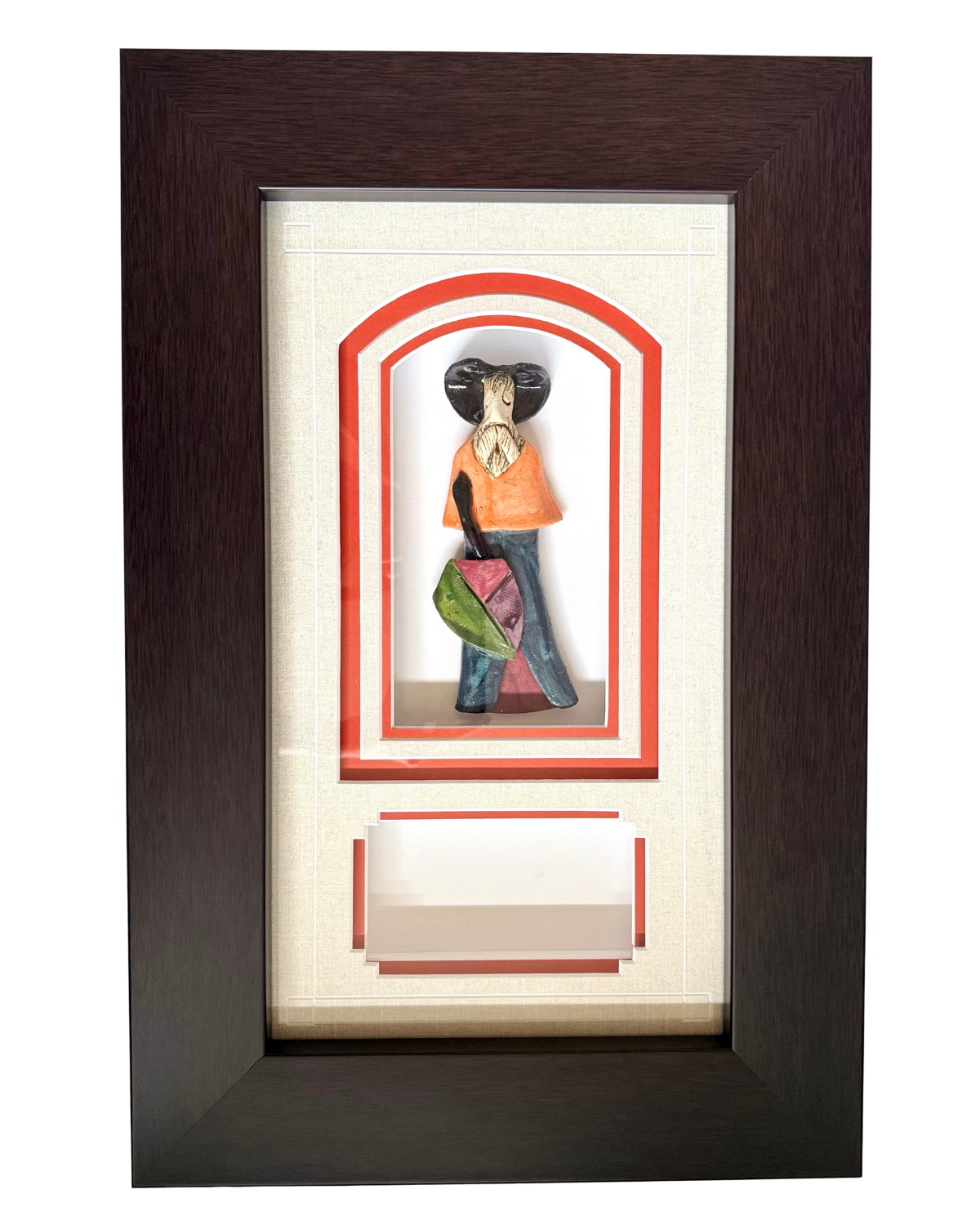 Enmarcado Don Quijote Naranja