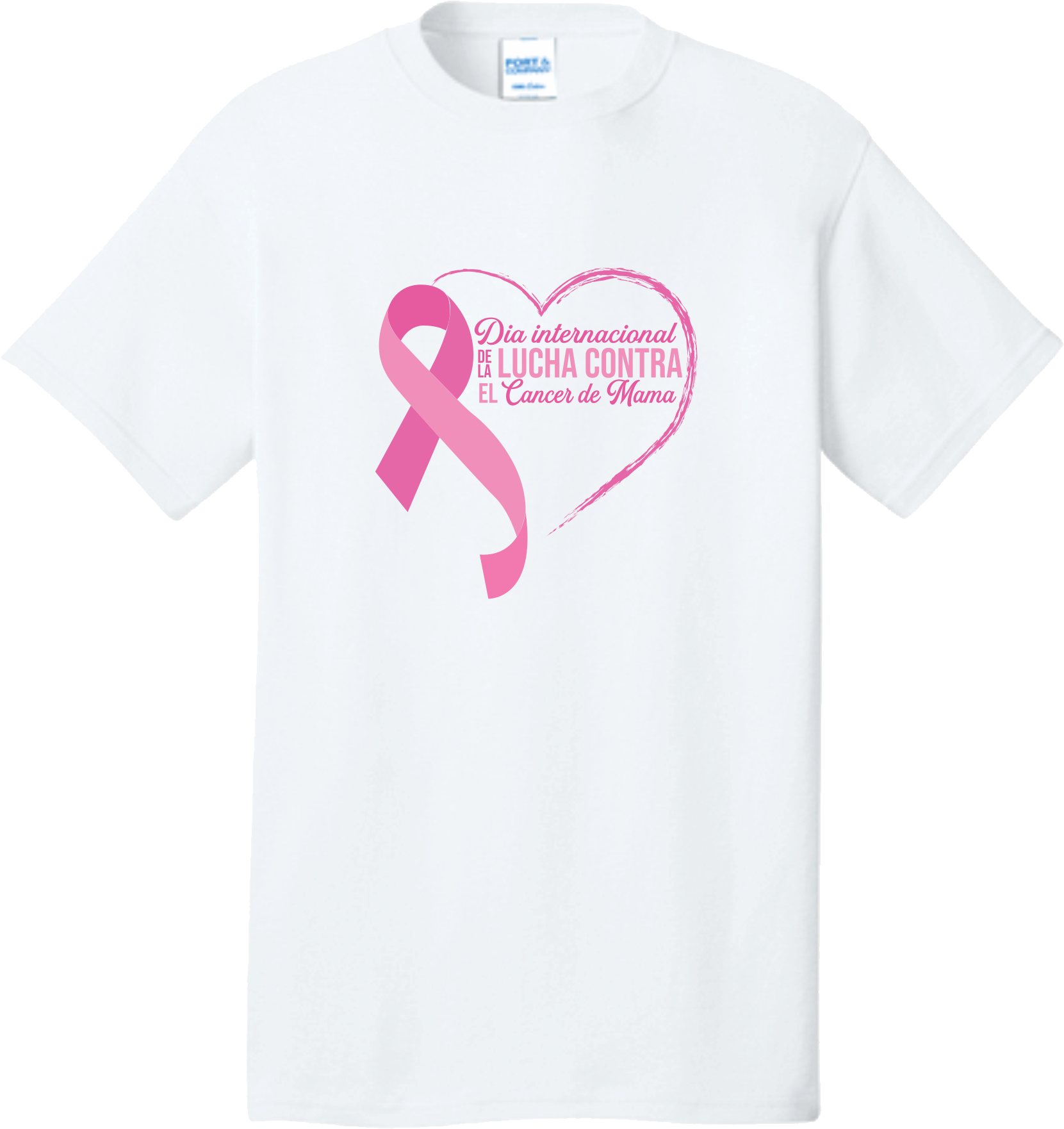 Tshirt Día Internacional Cancer de Mama